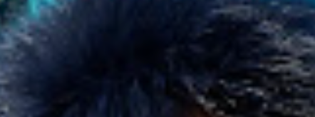 Luxury Navy Faux Fur Hood Trim for Skea Jackets