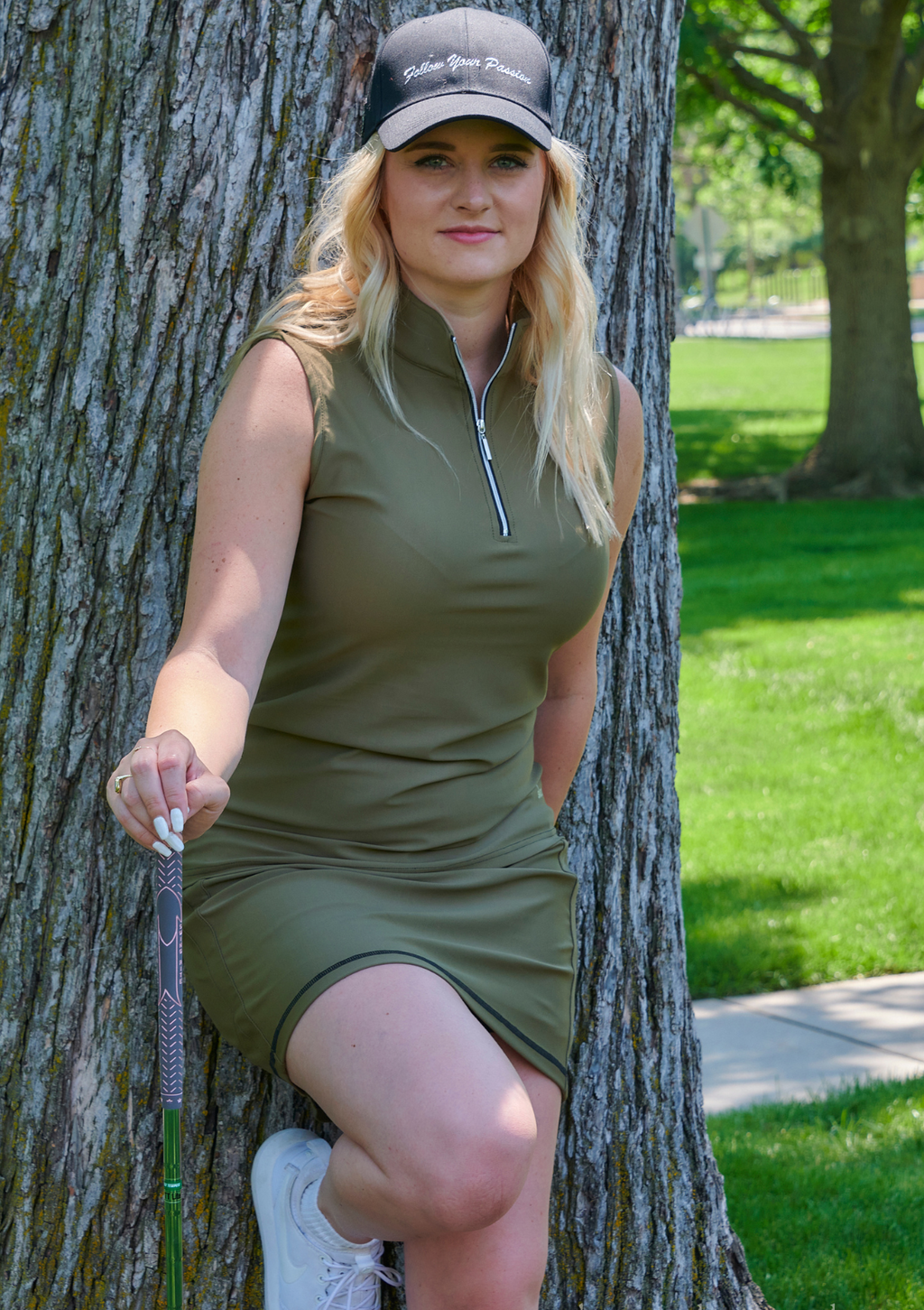 Angelic 15" Athletic Skort with Built-in Liner and Pockets